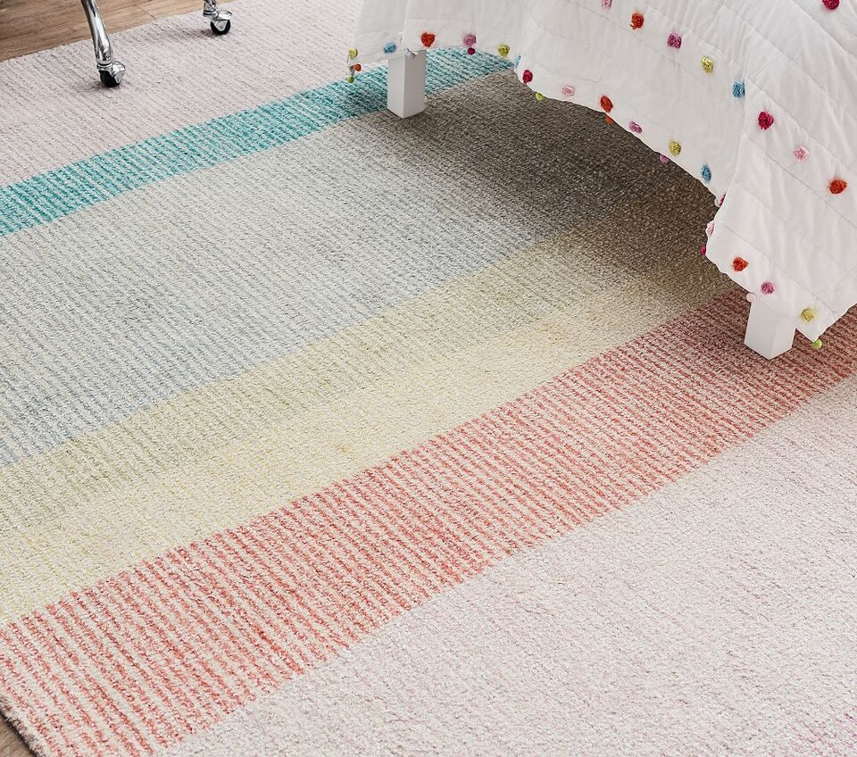 Rainbow Ombre Rug Pottery Barn Kids Australia